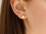 14k Gold Star Stud Earrings