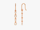 14k Gold Quartet Drop Earrings