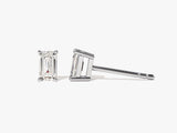 14k Gold Emerald Cut Lab Grown Diamond Stud Earrings (1.00 ct tw)