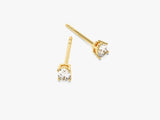 14k Gold Oval Cut Lab Grown Diamond Stud Earrings (0.25 ct tw)