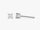 14k Gold Princess Cut Lab Grown Diamond Stud Earrings (0.25 ct tw)