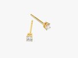 14k Gold Cushion Cut Lab Grown Diamond Stud Earrings (0.25 ct tw)