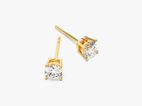 14k Gold Cushion Cut Moissanite Stud Earrings (1.00 ct tw)