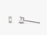 14k Gold Marquise Cut Lab Grown Diamond Stud Earrings (0.25 ct tw)