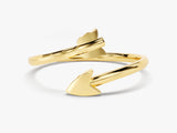 14k Solid Gold Arrow Ring