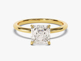 Asscher Cut Solitaire Moissanite Engagement Ring (1.50 CT)