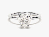 Heart Cut Solitaire Lab Grown Diamond Engagement Ring (2.00 CT)