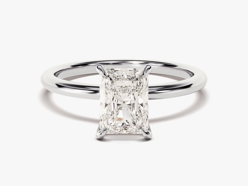 Radiant Cut Solitaire Moissanite Engagement Ring (1.50 CT)