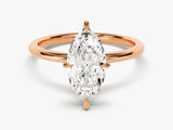 Marquise Cut Solitaire Lab Grown Diamond Engagement Ring (2.00 CT)