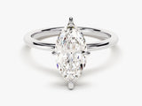 Marquise Cut Solitaire Lab Grown Diamond Engagement Ring (2.00 CT)