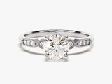 Milgrain Art Deco Lab Grown Diamond Engagement Ring (1.00 CT)