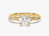 Milgrain Art Deco Moissanite Engagement Ring (1.00 CT)