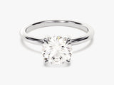 Hidden Halo Round Lab Grown Diamond Engagement Ring (1.50 CT)