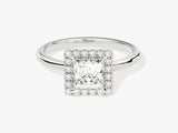 Princess Halo Lab Grown Diamond Engagement Ring (1.00 CT)