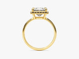 Princess Halo Moissanite Engagement Ring (2.00 CT)