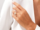 Cushion Halo Moissanite Engagement Ring (1.50 CT)