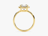 Cushion Halo Lab Grown Diamond Engagement Ring (2.00 CT)