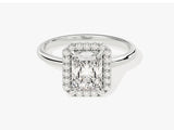 Radiant Halo Lab Grown Diamond Engagement Ring (1.50 CT)