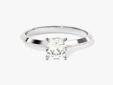 Knife Edge Cushion Lab Grown Diamond Engagement Ring (1.00 CT)