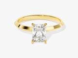 Knife Edge Radiant Moissanite Engagement Ring (1.00 CT)