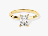 Knife Edge Radiant Lab Grown Diamond Engagement Ring (1.00 CT)