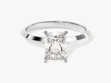 Knife Edge Radiant Lab Grown Diamond Engagement Ring (1.50 CT)