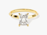 Knife Edge Radiant Moissanite Engagement Ring (1.50 CT)