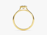 Bezel Emerald Lab Grown Diamond Engagement Ring (1.00 CT)