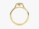 Bezel Marquise Moissanite Engagement Ring (2.00 CT)