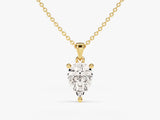 Pear Cut Lab Grown Diamond Solitaire Pendant (1.00 CT)