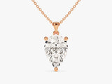 Pear Cut Lab Grown Diamond Solitaire Pendant (2.00 CT)