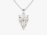 Pear Cut Moissanite Solitaire Pendant (2.00 CT)