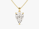 Pear Cut Lab Grown Diamond Solitaire Pendant (2.00 CT)