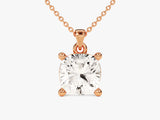 Cushion Cut Lab Grown Diamond Solitaire Pendant (2.00 CT)