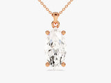 Marquise Cut Lab Grown Diamond Solitaire Pendant (2.00 CT)