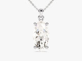 Marquise Cut Moissanite Solitaire Pendant (2.00 CT)