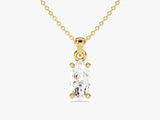 Marquise Cut Moissanite Solitaire Pendant (0.50 CT)