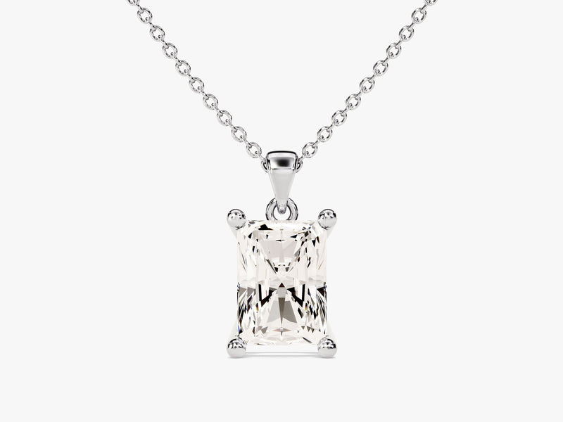 Radiant Cut Lab Grown Diamond Solitaire Pendant (1.00 CT)