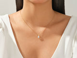 Radiant Cut Moissanite Solitaire Pendant (1.00 CT)