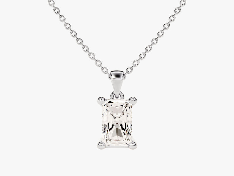 Radiant Cut Lab Grown Diamond Solitaire Pendant (0.50 CT)