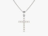 Diamond Cross Pendant (0.22 CT) in 14k Solid Gold