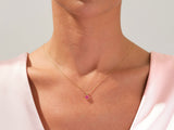 Solitaire Birthstone Necklace - Gold Vermeil