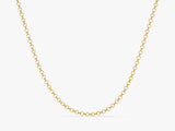 14k Yellow Gold 3.0mm Rolo Chain Necklace
