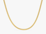 14k Yellow Gold 3.0mm Cuban Curb Chain Necklace
