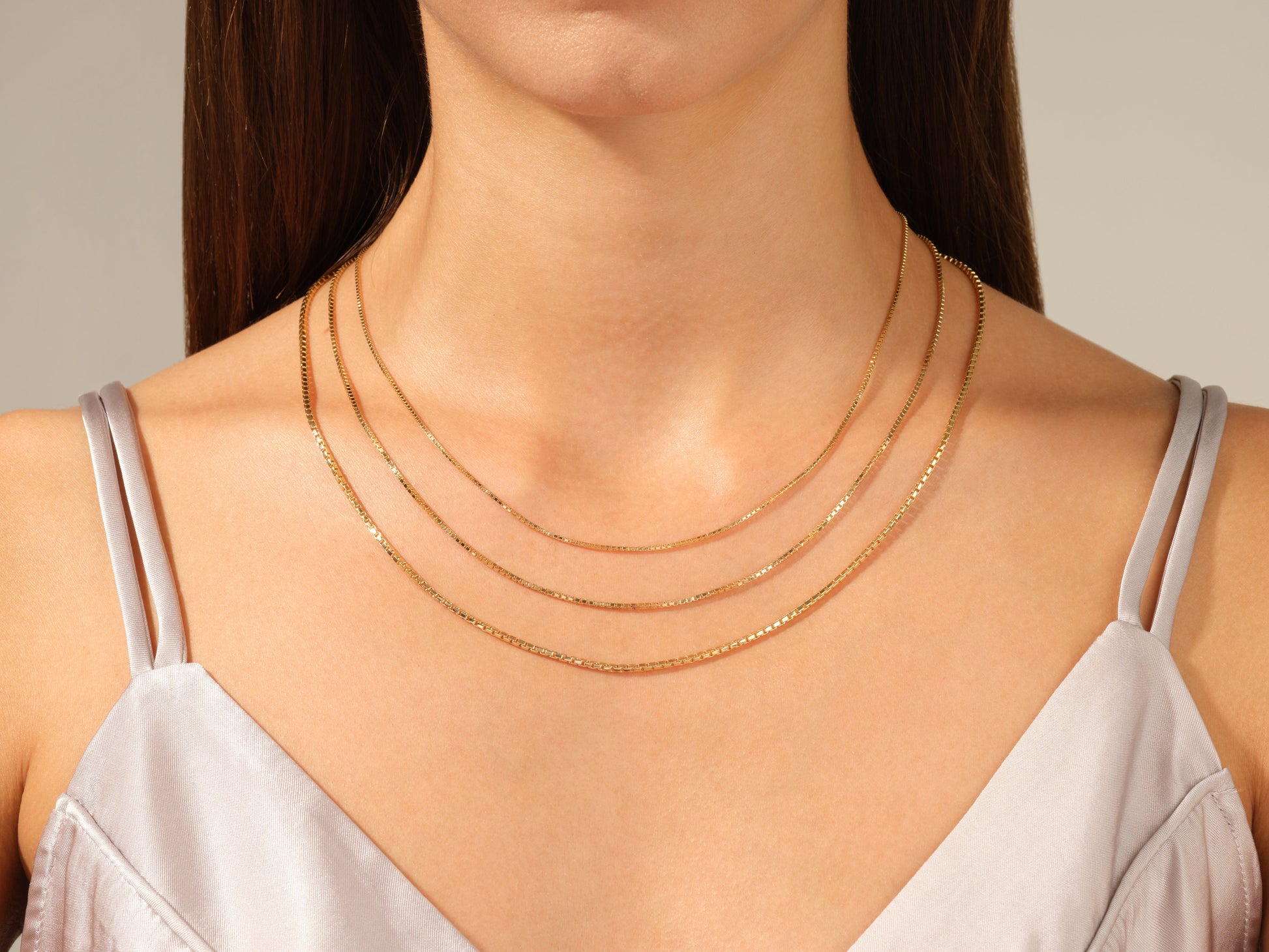 14k Yellow Gold 2.0mm Box Chain Necklace