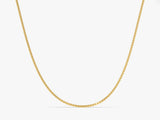 14k Yellow Gold 1.0mm Box Chain Necklace