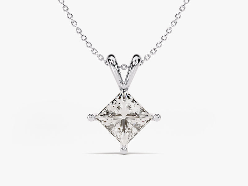 Double Bail Lab Grown Diamond Solitaire Pendant (1.00 CT)