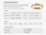 6mm Matte Brushed and Milgrain Accented Men's Gold Wedding Band