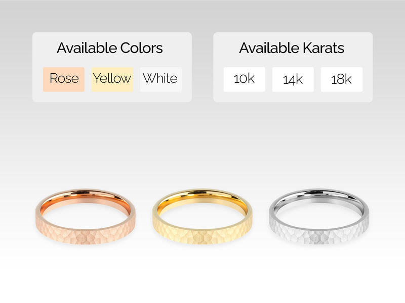 White, Rose, Yellow, 14k Gold, 10k Gold, 18k Gold