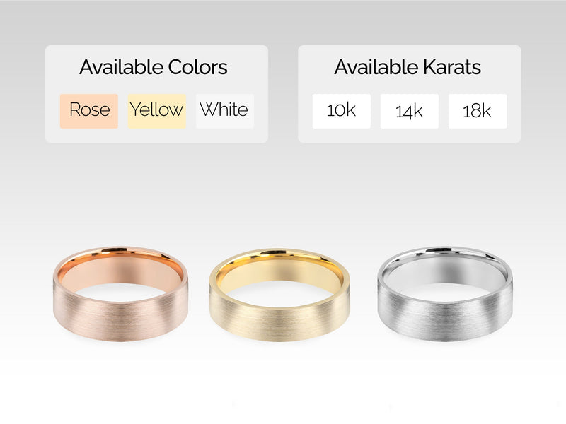 White, Rose, Yellow, 14k Gold, 10k Gold, 18k Gold